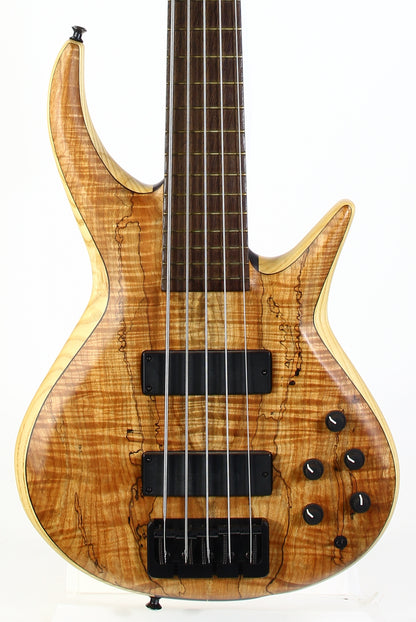MTD Michael Tobias Designs Through Neck TN 535–24 Bass Kingston New York USA Five String Spalted Maple Bartolini Pickups