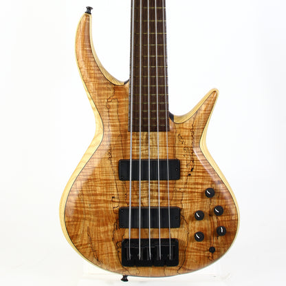 MTD Michael Tobias Designs Through Neck TN 535–24 Bass Kingston New York USA Five String Spalted Maple Bartolini Pickups