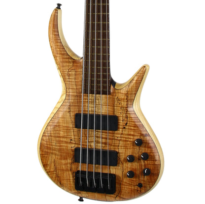 Mtd Michael Tobias Designs Through Neck Tn 535–24 Bass Kingston New York Usa Five String Spalted Maple Bartolini Pickups