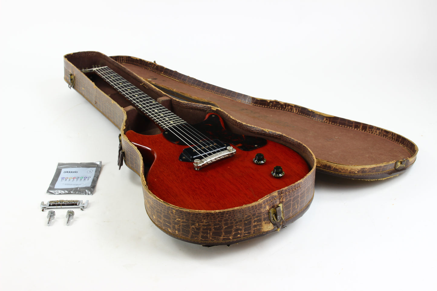 1960 Gibson Les Paul Jr. LP Junior Cherry Red Double Cut DC Cutaway