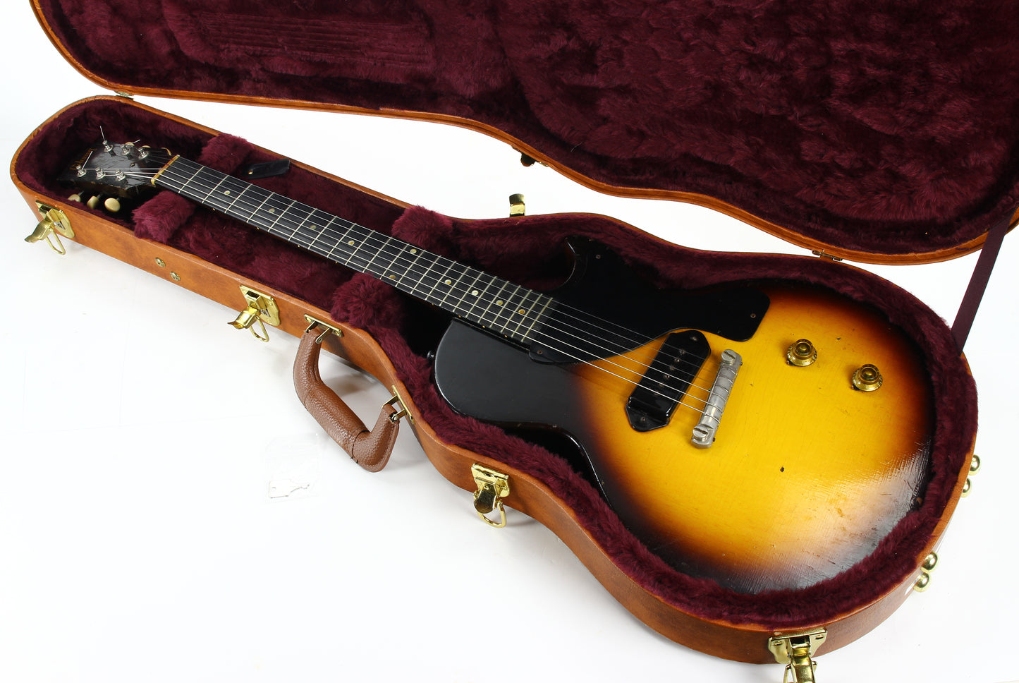 1957 Gibson Les Paul Jr. Singlecut Junior Sunburst | Vintage Guitar