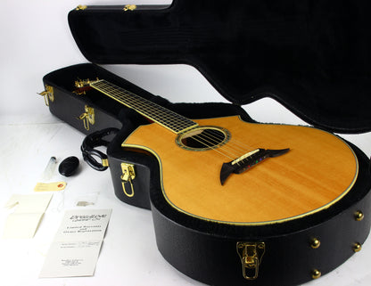 MINT! 1997 Breedlove Custom CM/E Striped Macassar Ebony Acoustic Guitar - Steve Henderson, Masterclass, Exotic!