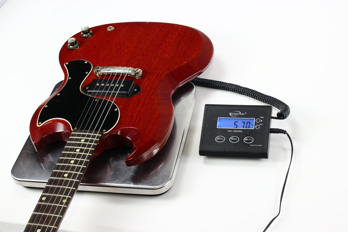 1962 Gibson Les Paul SG Jr. Cherry Red LP Junior w Original Case!