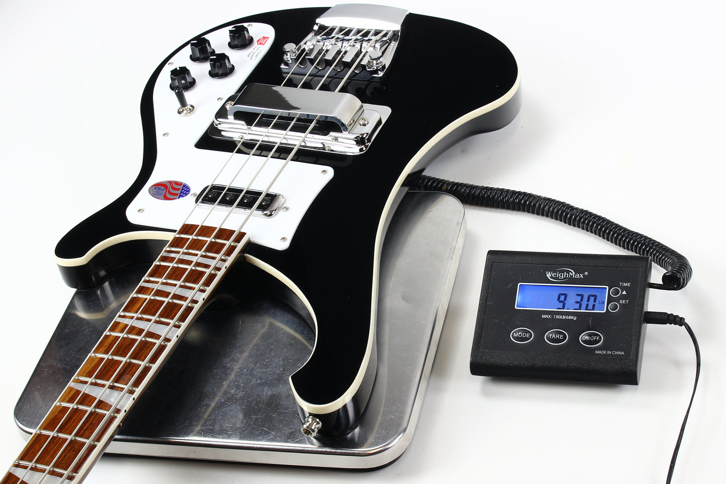 2025 Rickenbacker 4003 Jetglo Black w Original Case! Last of the Old Style!