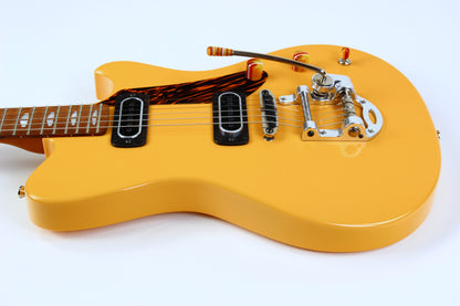 2026 Powers Electric A-Type Dreamsickle Orange Tremolo Custom Matching Headstock Taylor Andy Powers