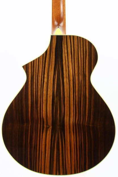 1997 Breedlove USA Custom MJ22/E Striped Macassar Ebony Acoustic 12-String Guitar - Steve Henderson, Masterclass, Exotic!