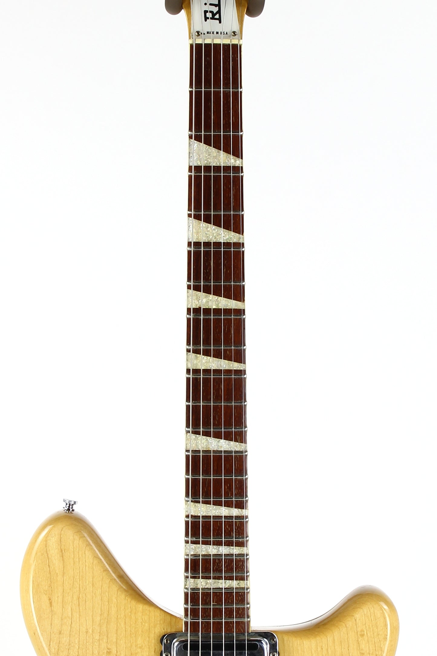 1969 Rickenbacker 375 Mapleglo Vintage Hollowbody Electric  w Original Case 3 Toaster Pickups!