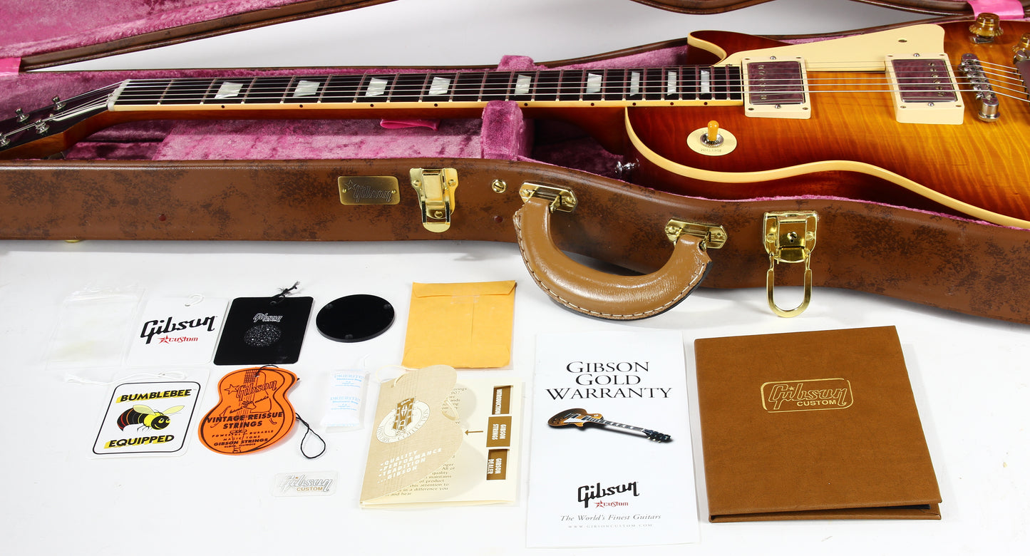 2018 Gibson 1959 Les Paul Standard Brazilian Rosewood - '59 Reissue, LP R9, Slow Iced Tea Fade Burst, Custom Shop