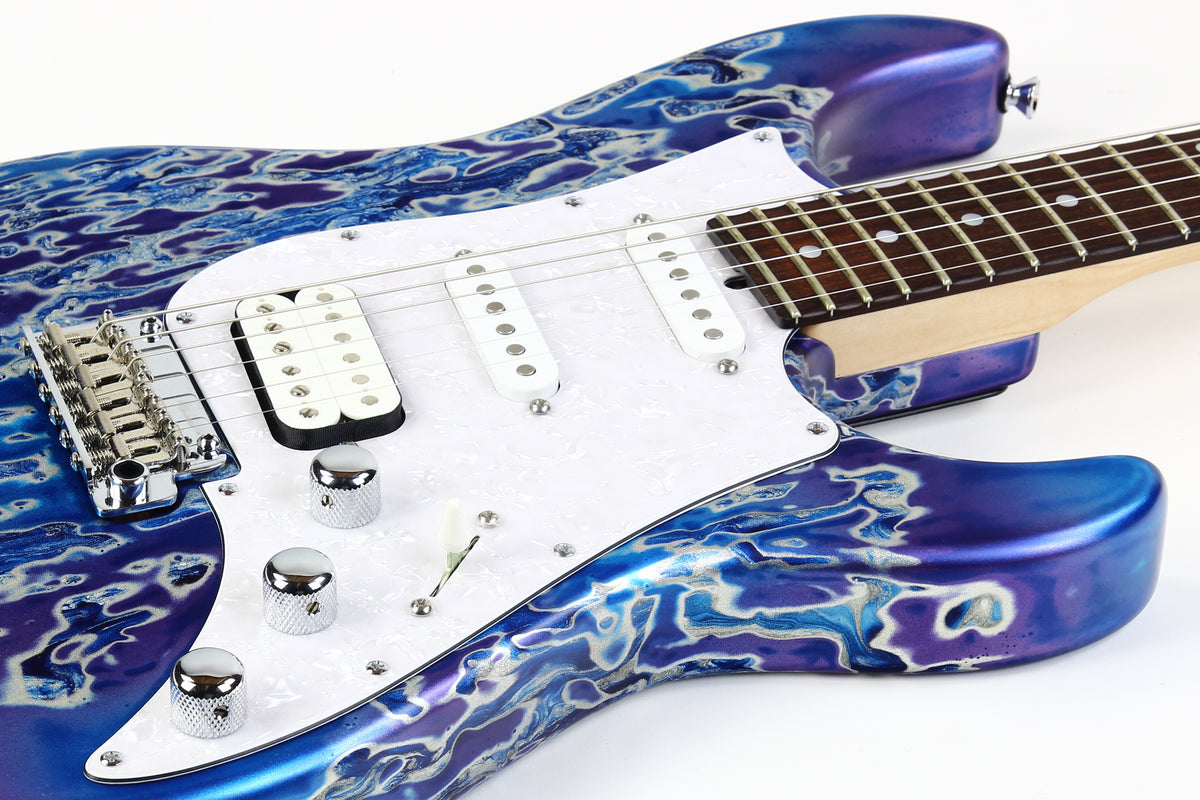 2025 James Tyler USA Studio Elite HD-P Tuckerberry Shmear Semi Gloss HSS Super Strat
