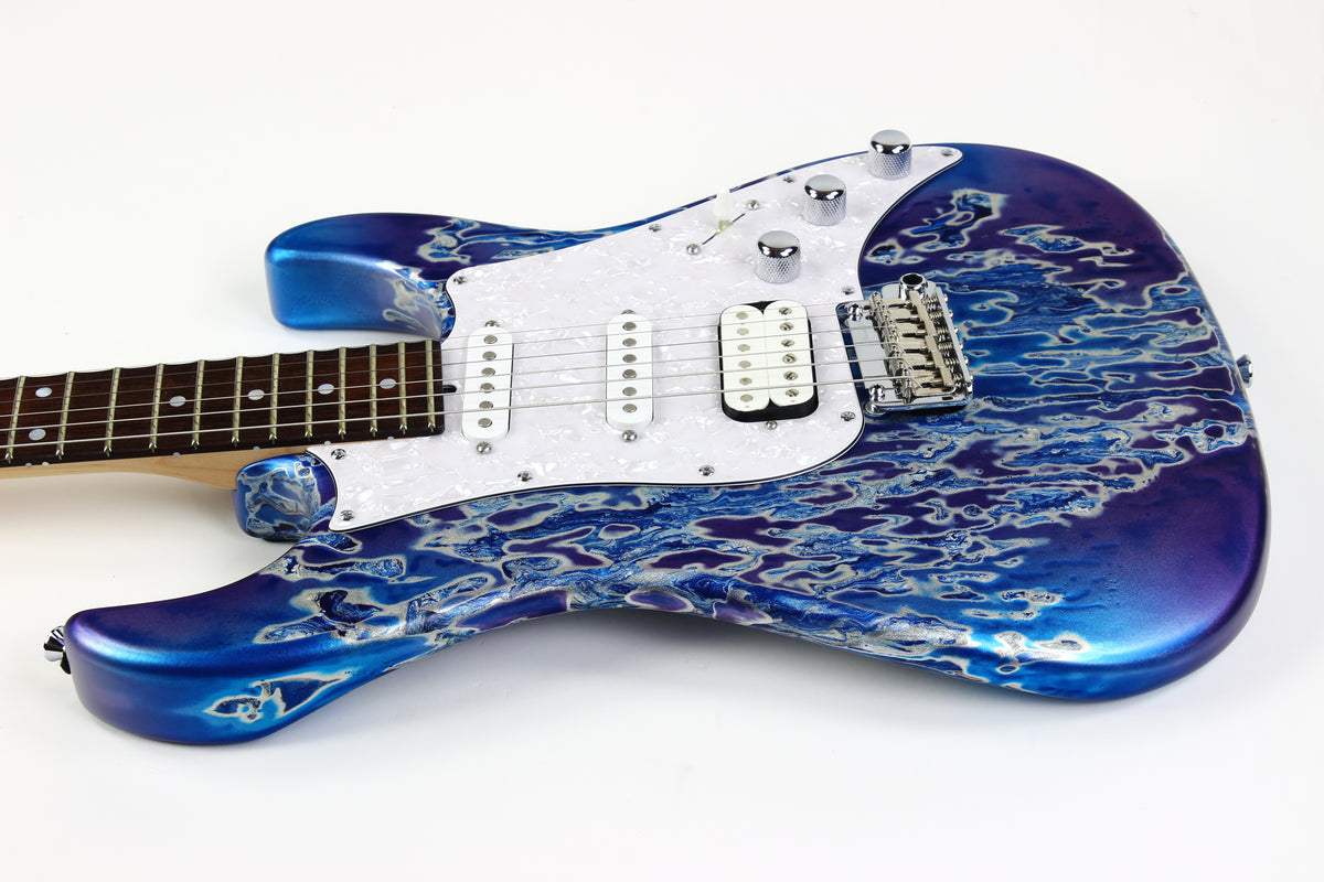 2025 James Tyler USA Studio Elite HD-P Tuckerberry Shmear Semi Gloss HSS Super Strat