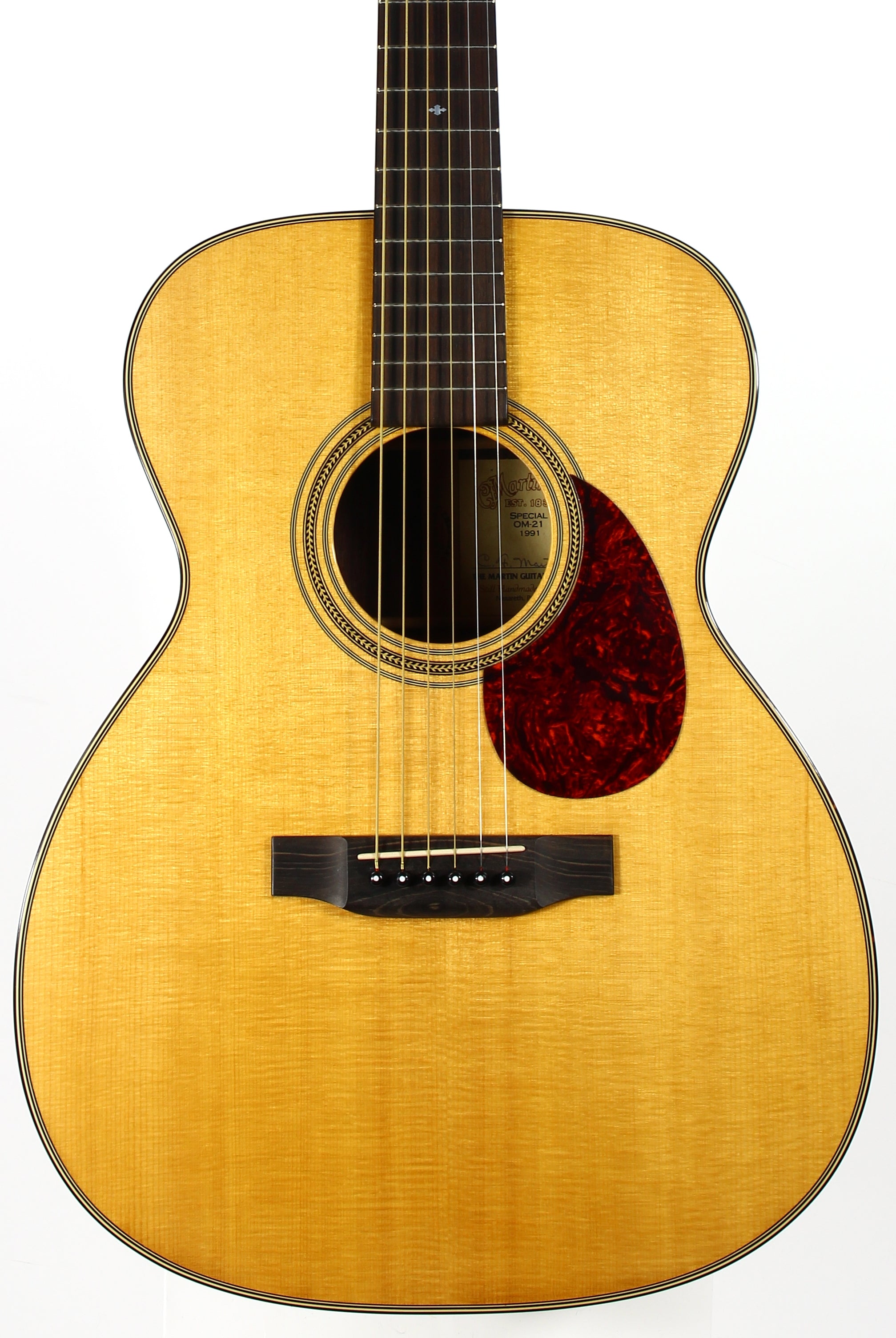 CLEAN! 1991 Martin Special OM-21 Acoustic Flat Top Guitar - like George  Harrison! 1 of 36 Made!