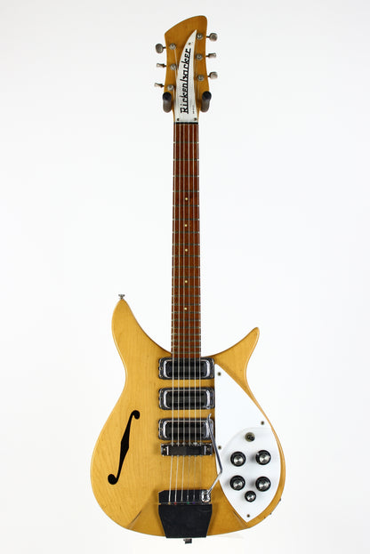1966 Rickenbacker 325 Mapleglo Natural Vintage Electric Guitar w Original Case! John Lennon Beatles