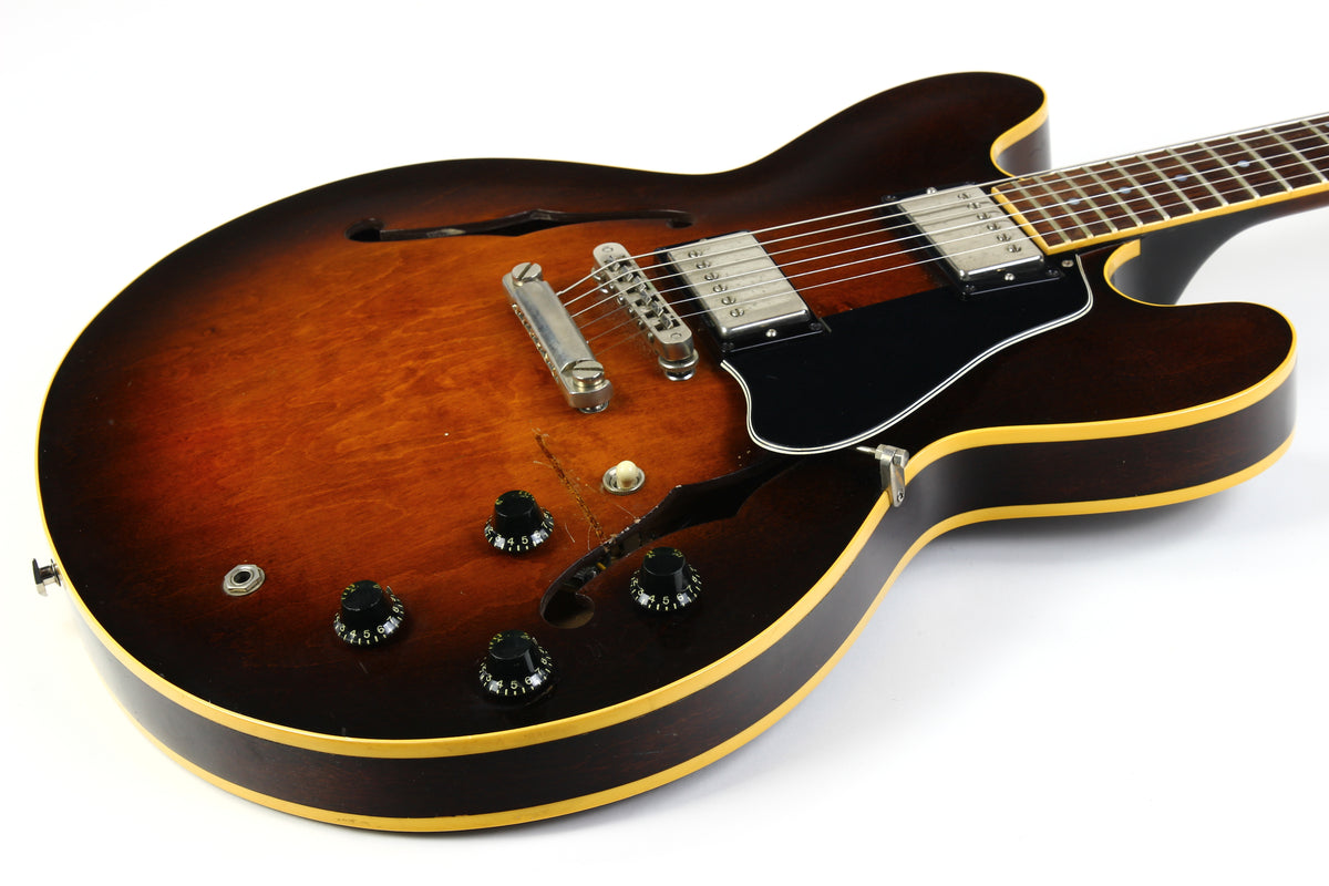 1983 Gibson ES-335 Dot Reissue Tobacco Sunburst | Tim Shaw Humbuckers, Plays And Sounds Great!