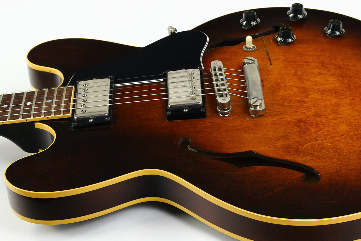 1983 Gibson ES-335 Dot Reissue Tobacco Sunburst | Tim Shaw Humbuckers, Plays And Sounds Great!
