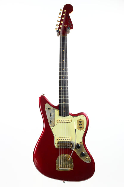 1964 Fender Jaguar Candy Apple Red | Gold Hardware  Pre-CBS, Clay Dots, One Owner!