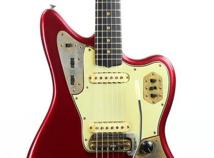 1964 Fender Jaguar Candy Apple Red | Gold Hardware  Pre-CBS, Clay Dots, One Owner!