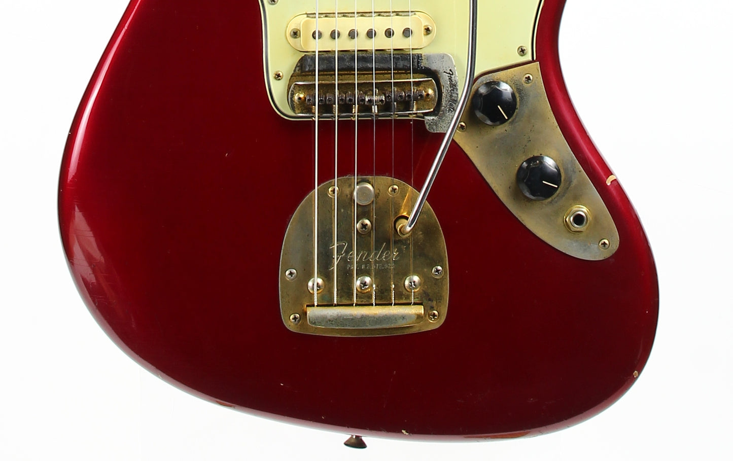 1964 Fender Jaguar Candy Apple Red | Gold Hardware  Pre-CBS, Clay Dots, One Owner!