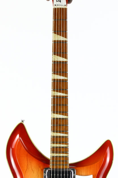1969 Rickenbacker 381 Fireglo Sunburst German Carve VINTAGE GUITAR Checkerboard Binding!