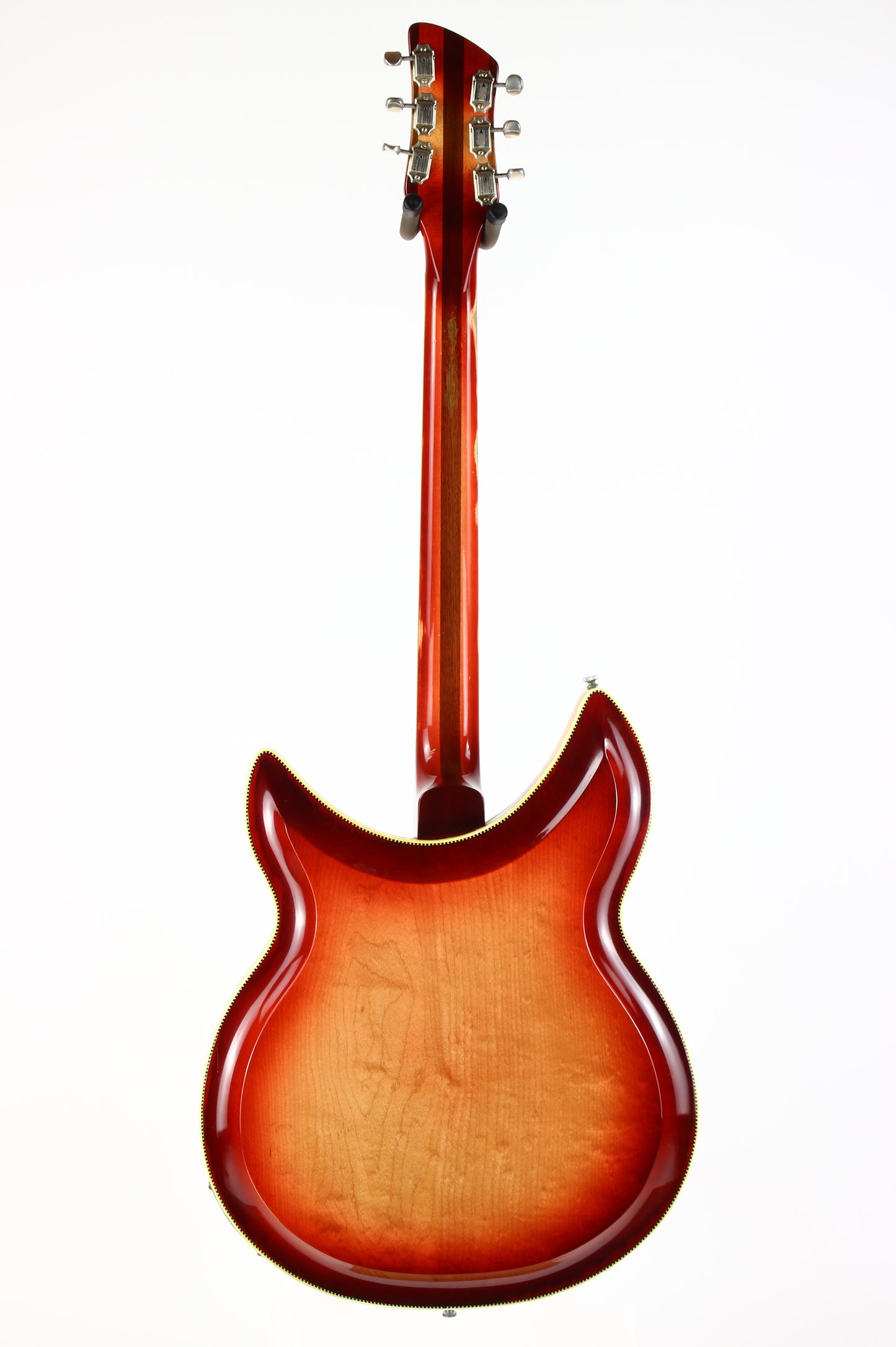 1969 Rickenbacker 381 Fireglo Sunburst German Carve VINTAGE GUITAR Checkerboard Binding!