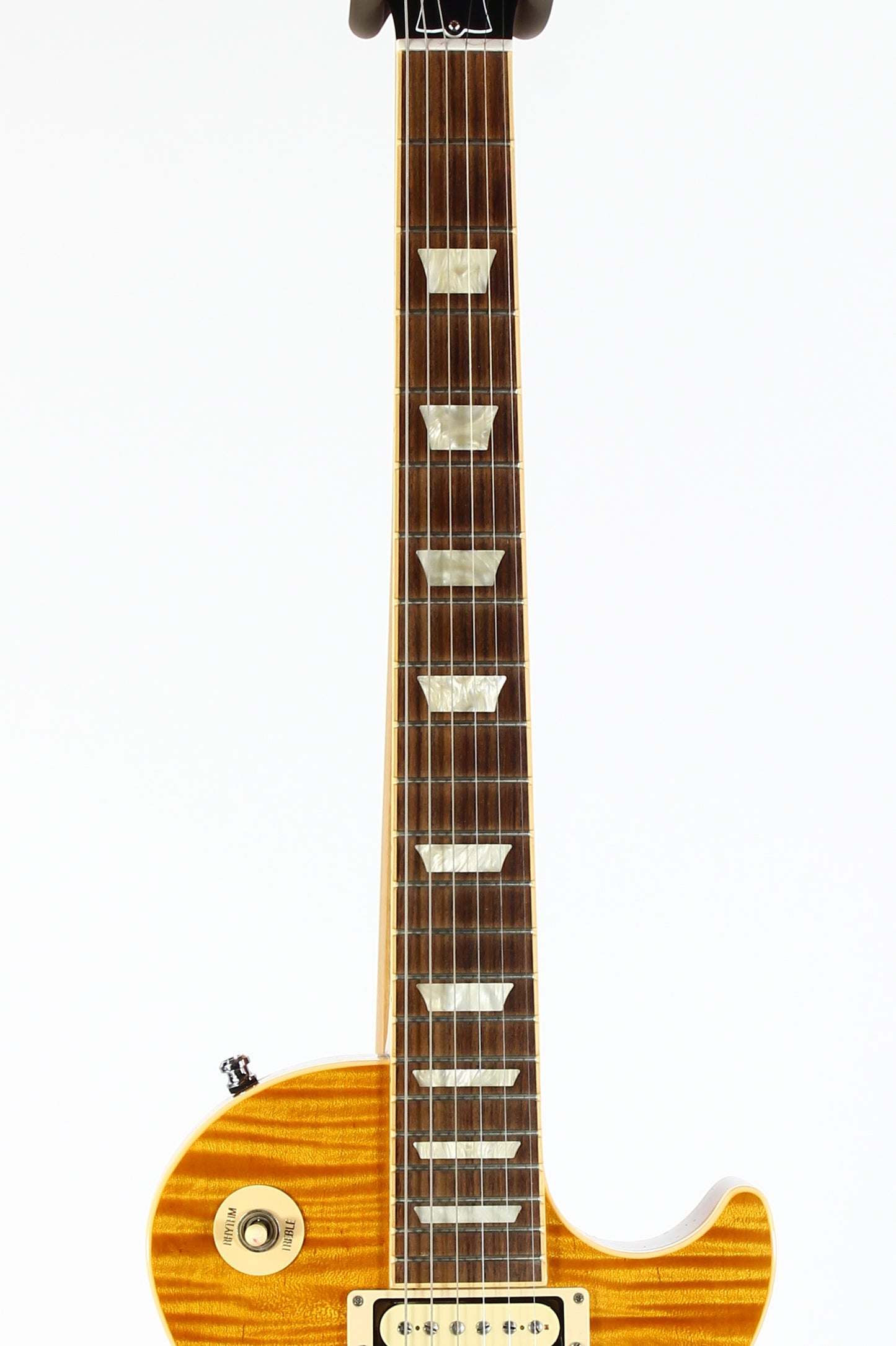 2013 Gibson Les Paul Standard PREMIUM PLUS Trans Amber Slash Pickups KILLER TOP!