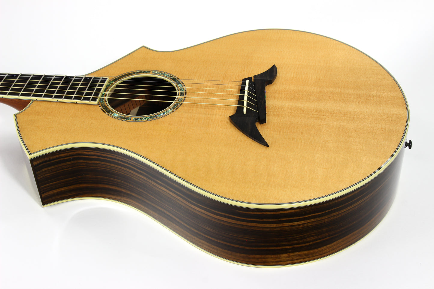 MINT! 1997 Breedlove Custom CM/E Striped Macassar Ebony Acoustic Guitar - Steve Henderson, Masterclass, Exotic!