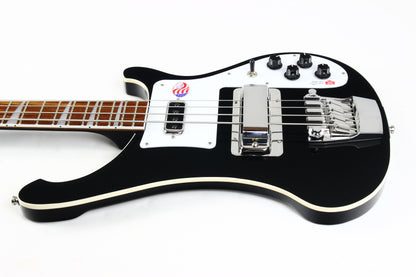 2025 Rickenbacker 4003 Jetglo Black w Original Case! Last of the Old Style!