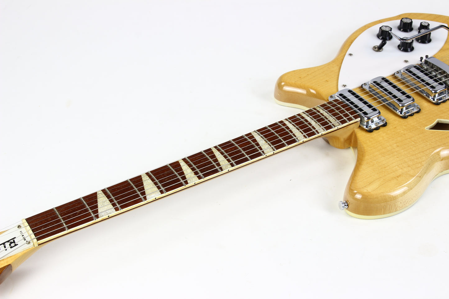 1969 Rickenbacker 375 Mapleglo Vintage Hollowbody Electric  w Original Case 3 Toaster Pickups!