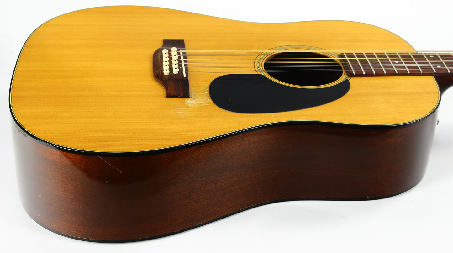 1968 Martin D-12-20 Vintage 12-String Acoustic Guitar  Brazilian Rosewood board/head/bridge