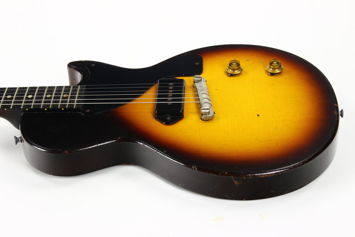 1957 Gibson Les Paul Jr. Singlecut Junior Sunburst | Vintage Guitar