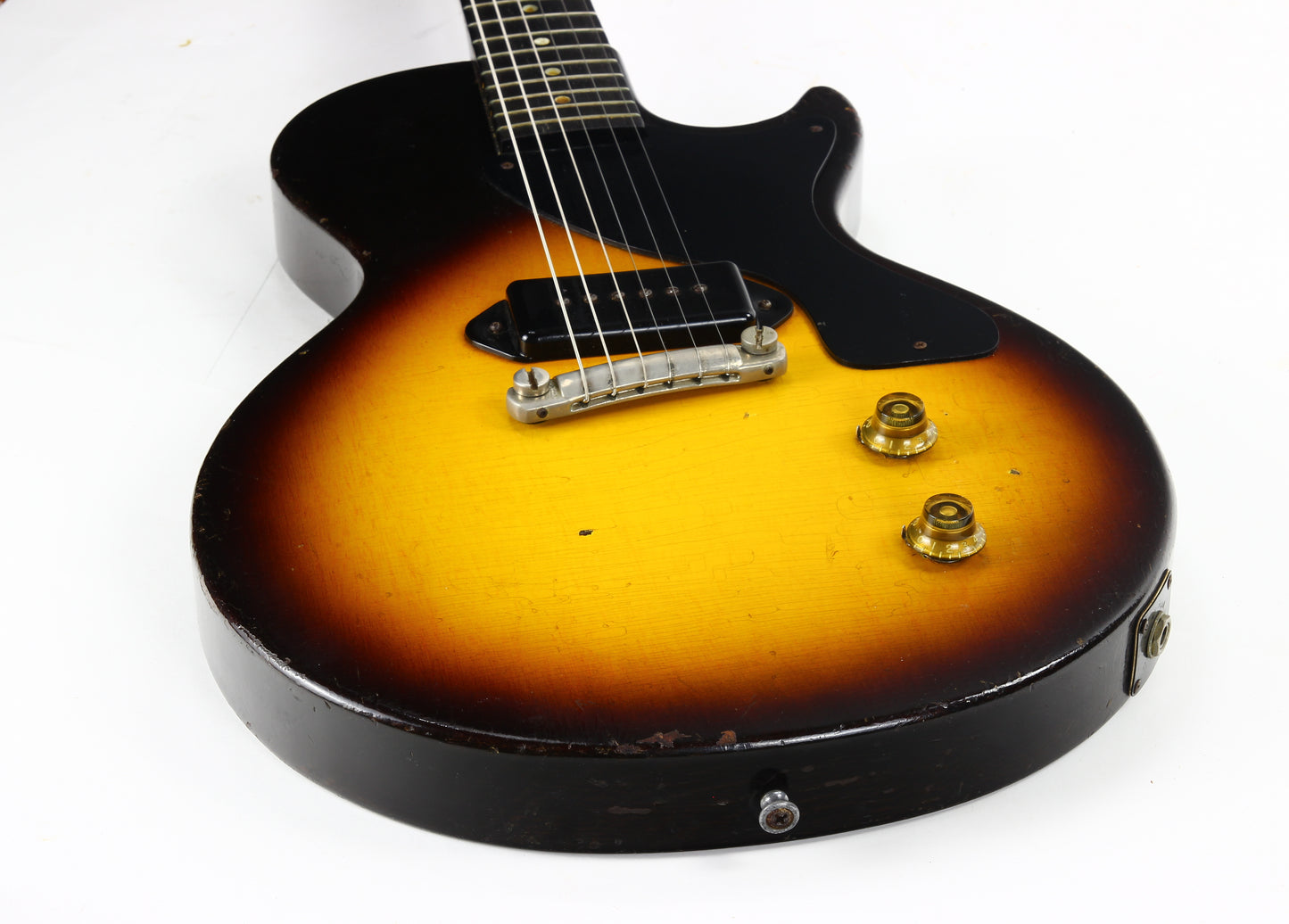 1957 Gibson Les Paul Jr. Singlecut Junior Sunburst | Vintage Guitar