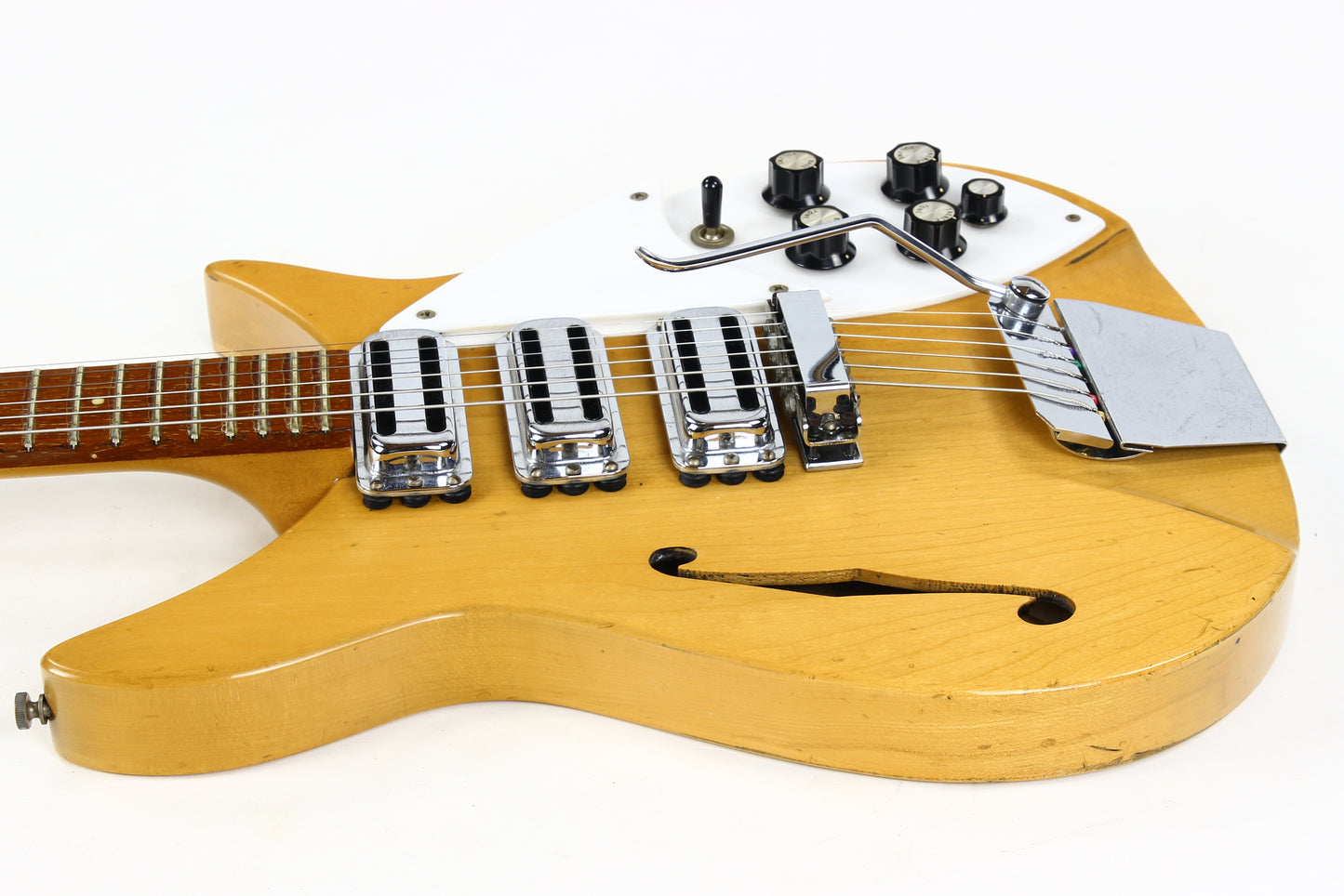 1966 Rickenbacker 325 Mapleglo Natural Vintage Electric Guitar w Original Case! John Lennon Beatles