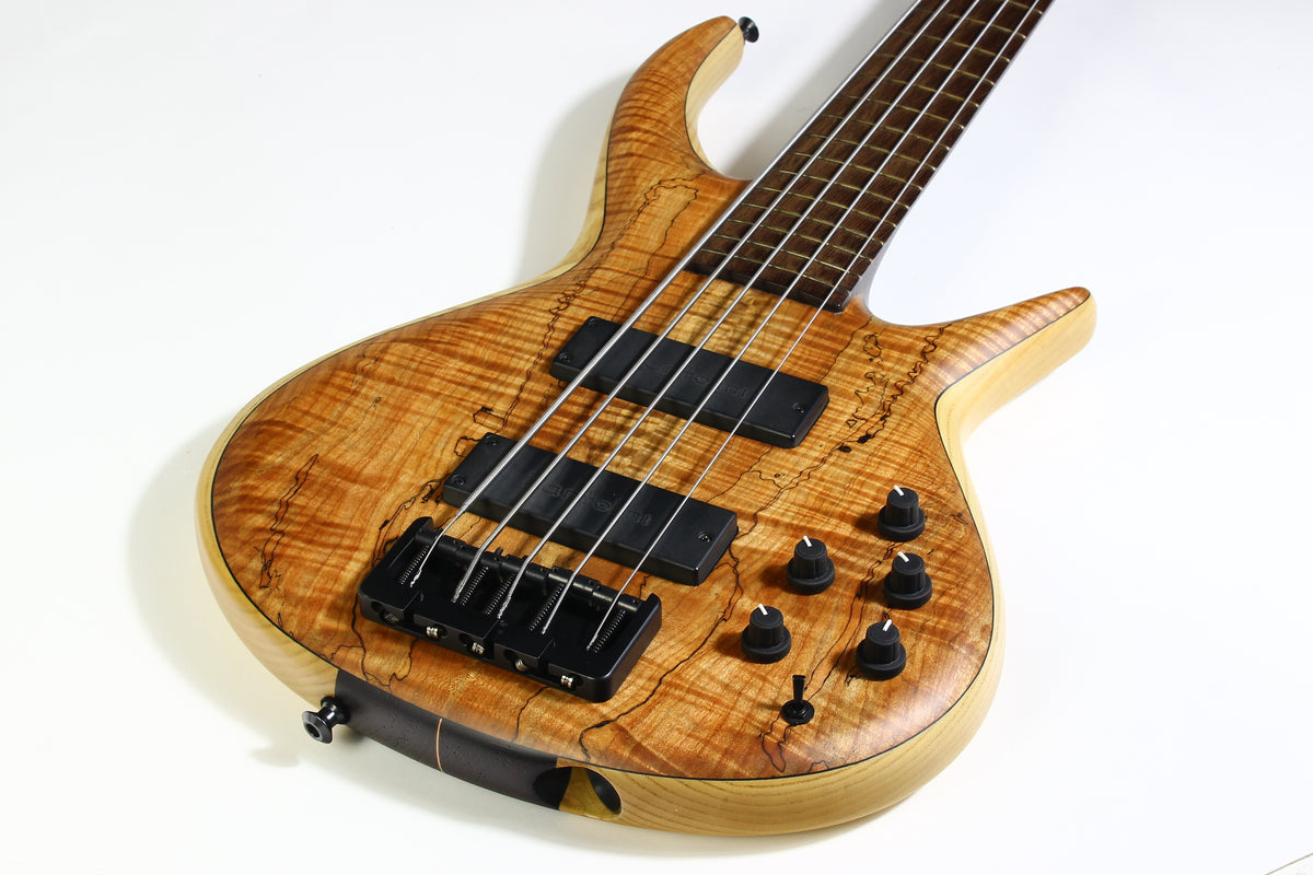 MTD Michael Tobias Designs Through Neck TN 535–24 Bass Kingston New York USA Five String Spalted Maple Bartolini Pickups