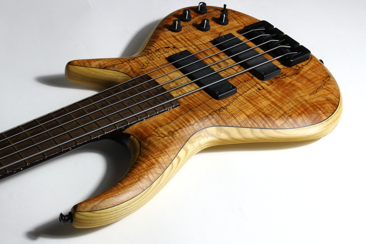 MTD Michael Tobias Designs Through Neck TN 535–24 Bass Kingston New York USA Five String Spalted Maple Bartolini Pickups