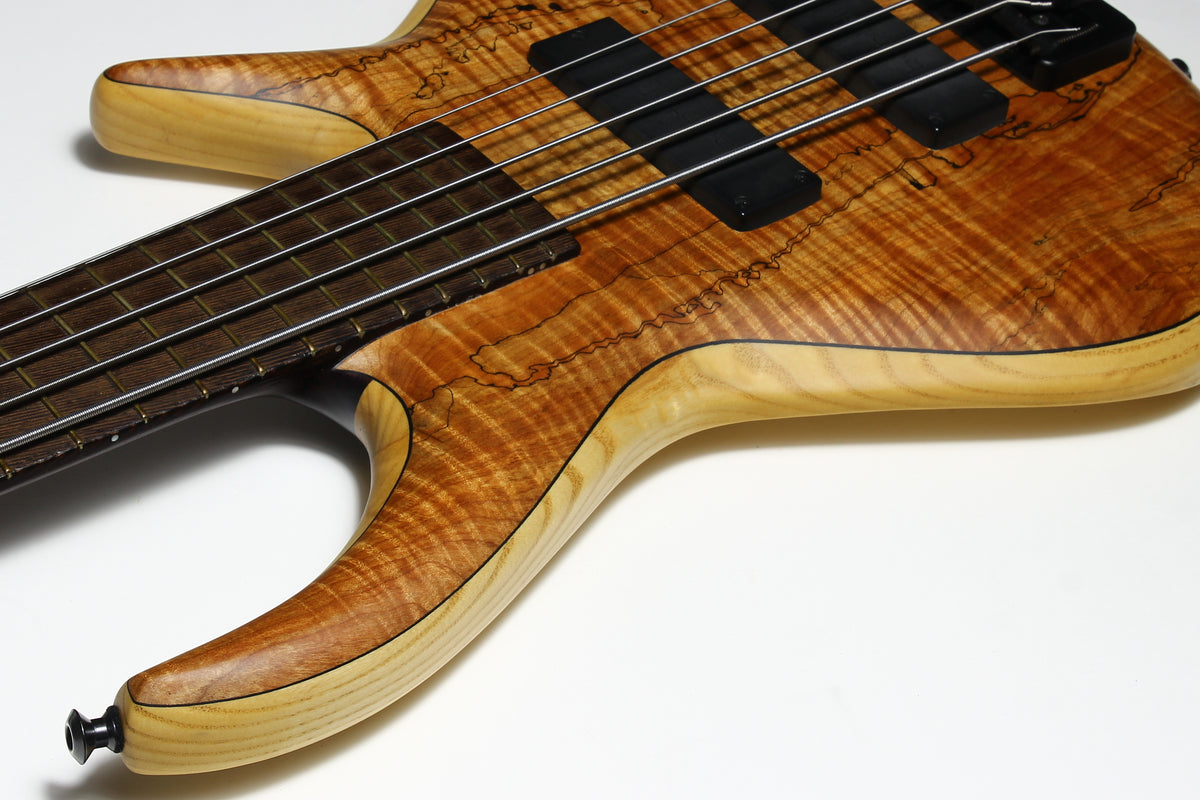 MTD Michael Tobias Designs Through Neck TN 535–24 Bass Kingston New York USA Five String Spalted Maple Bartolini Pickups
