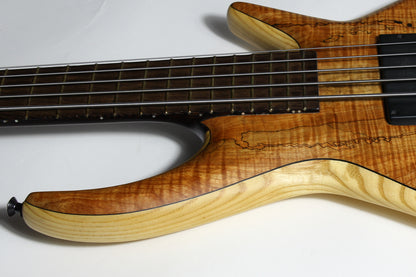 MTD Michael Tobias Designs Through Neck TN 535–24 Bass Kingston New York USA Five String Spalted Maple Bartolini Pickups