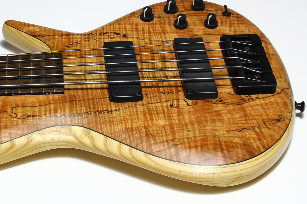 MTD Michael Tobias Designs Through Neck TN 535–24 Bass Kingston New York USA Five String Spalted Maple Bartolini Pickups