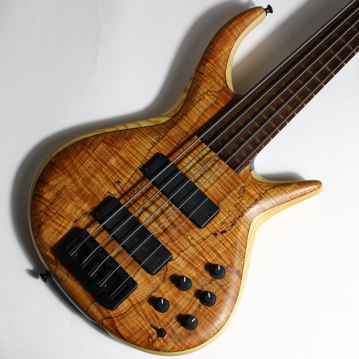 MTD Michael Tobias Designs Through Neck TN 535–24 Bass Kingston New York USA Five String Spalted Maple Bartolini Pickups