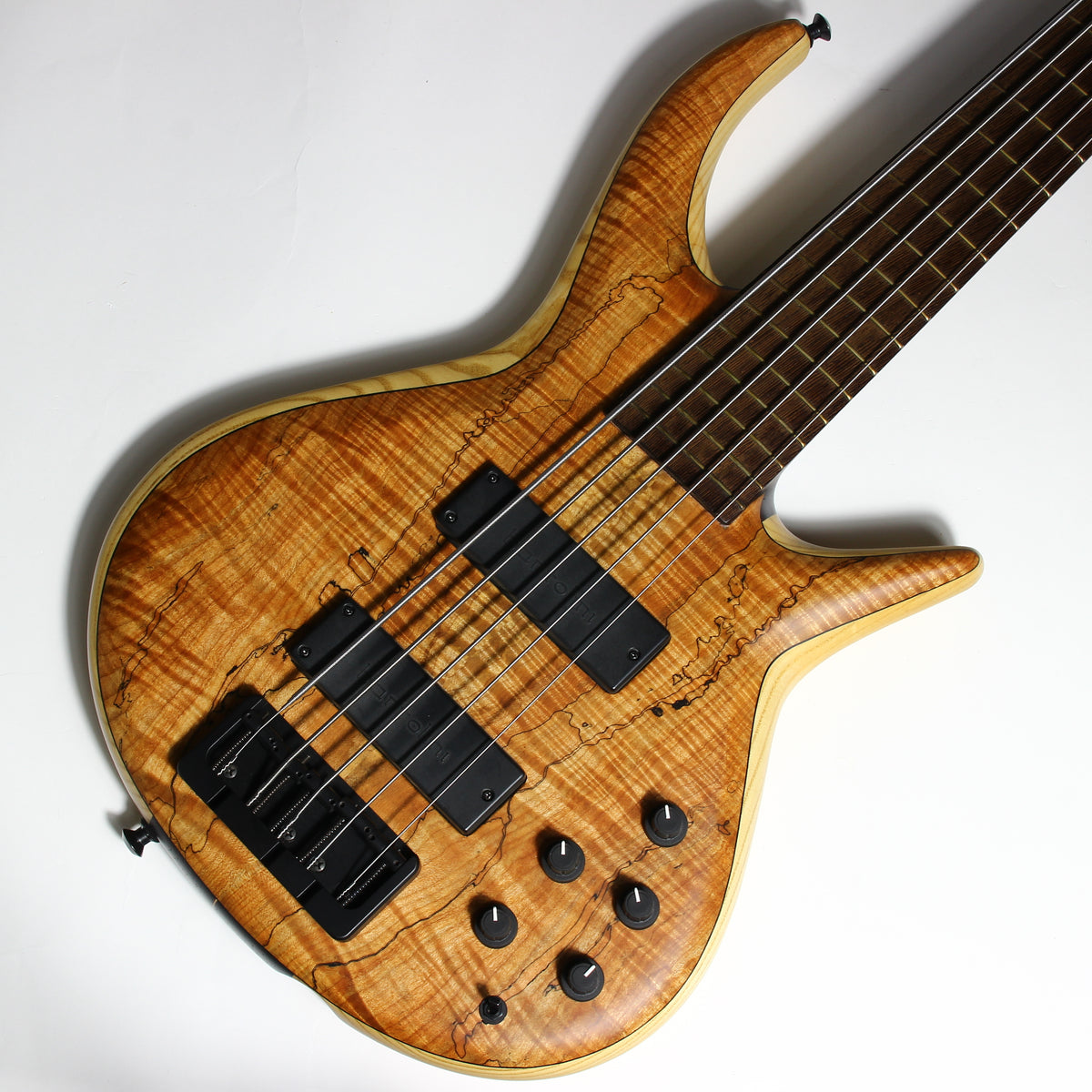 MTD Michael Tobias Designs Through Neck TN 535–24 Bass Kingston New York USA Five String Spalted Maple Bartolini Pickups