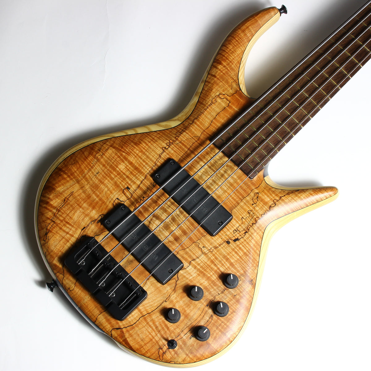 MTD Michael Tobias Designs Through Neck TN 535–24 Bass Kingston New York USA Five String Spalted Maple Bartolini Pickups