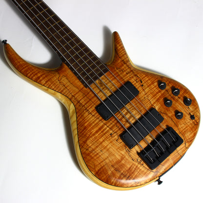 MTD Michael Tobias Designs Through Neck TN 535–24 Bass Kingston New York USA Five String Spalted Maple Bartolini Pickups