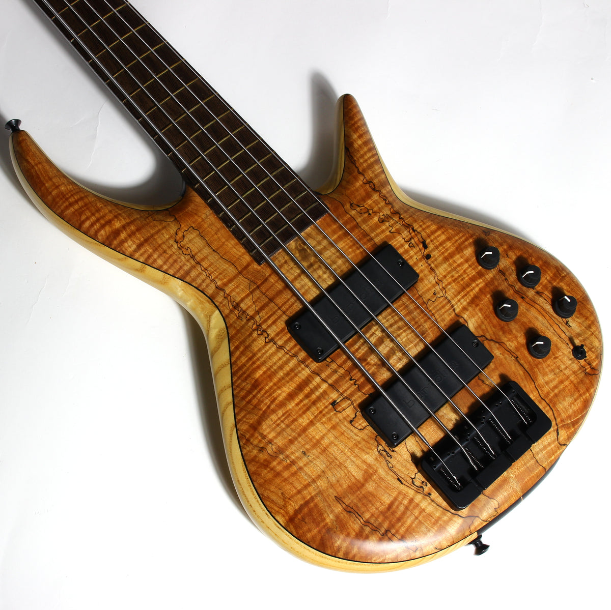 MTD Michael Tobias Designs Through Neck TN 535–24 Bass Kingston New York USA Five String Spalted Maple Bartolini Pickups