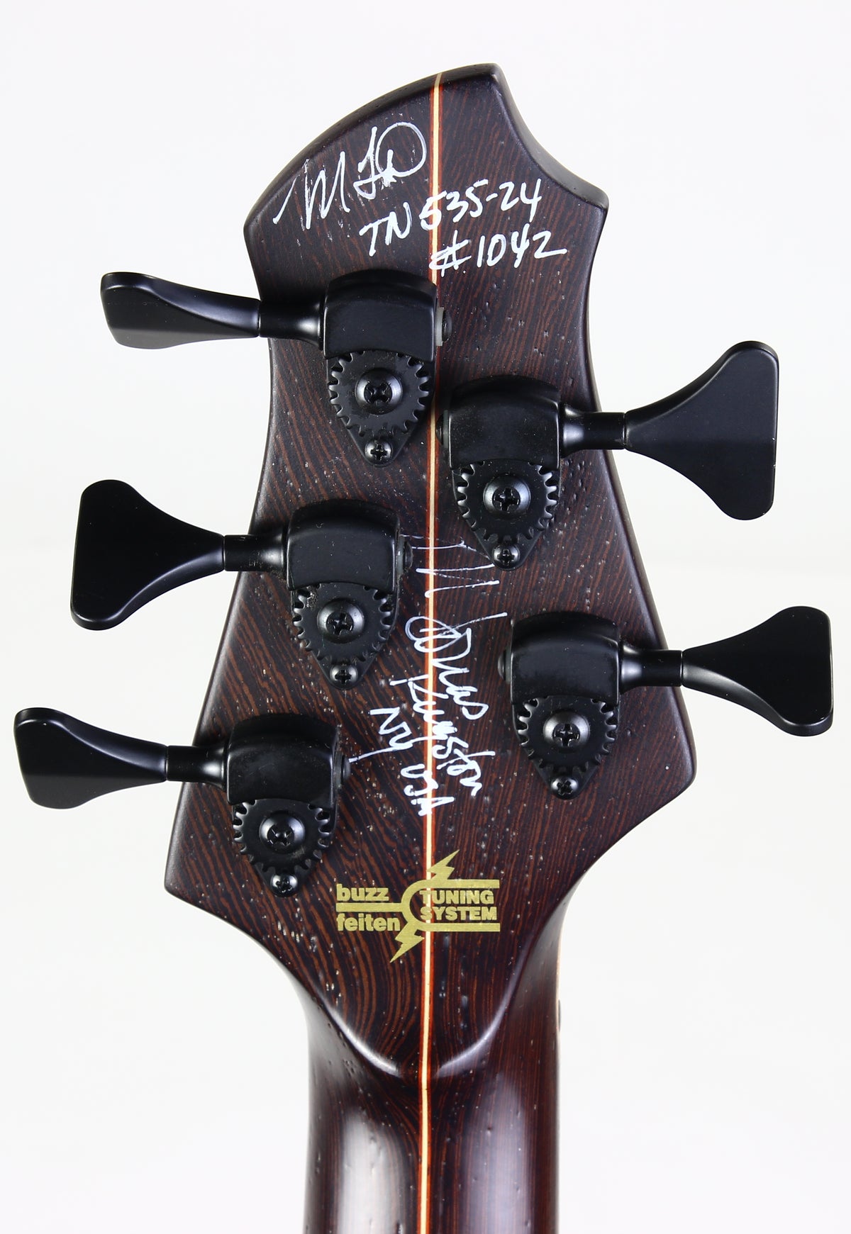 MTD Michael Tobias Designs Through Neck TN 535–24 Bass Kingston New York USA Five String Spalted Maple Bartolini Pickups