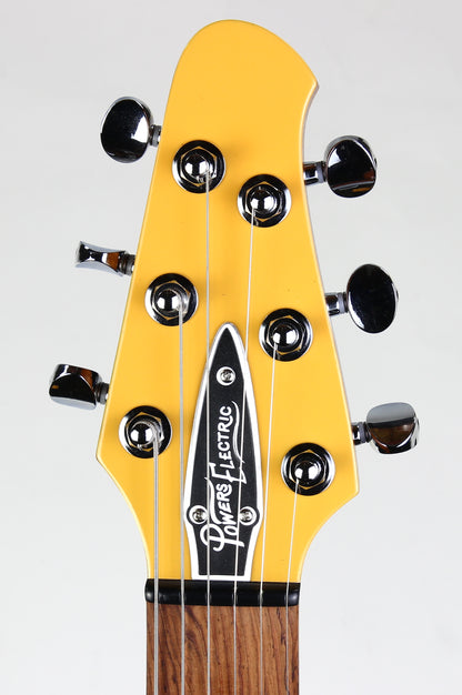 2026 Powers Electric A-Type Dreamsickle Orange Tremolo Custom Matching Headstock Taylor Andy Powers