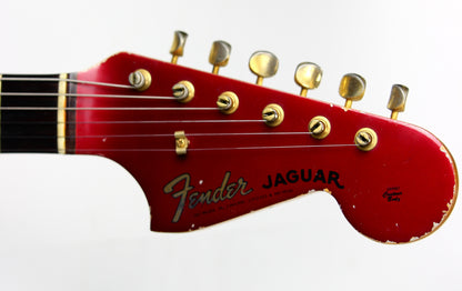 1964 Fender Jaguar Candy Apple Red | Gold Hardware  Pre-CBS, Clay Dots, One Owner!