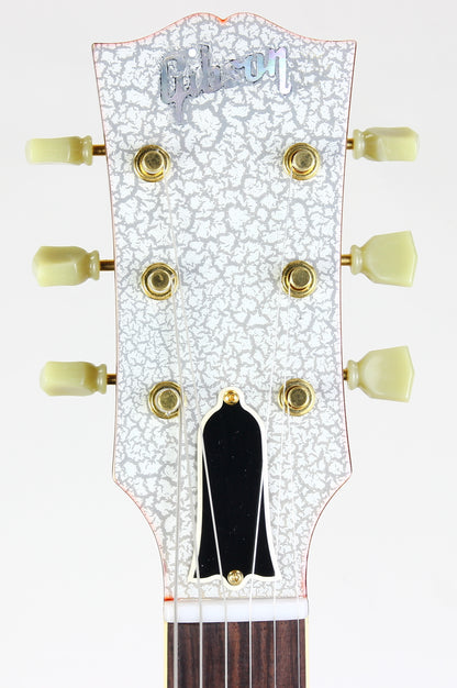 2025 Gibson Custom Shop Mod Shop 1958 Les Paul Standard Reissue WHITE CRACKLE Finish With Matching Headstock Gold Hardware ONE OF A KIND!