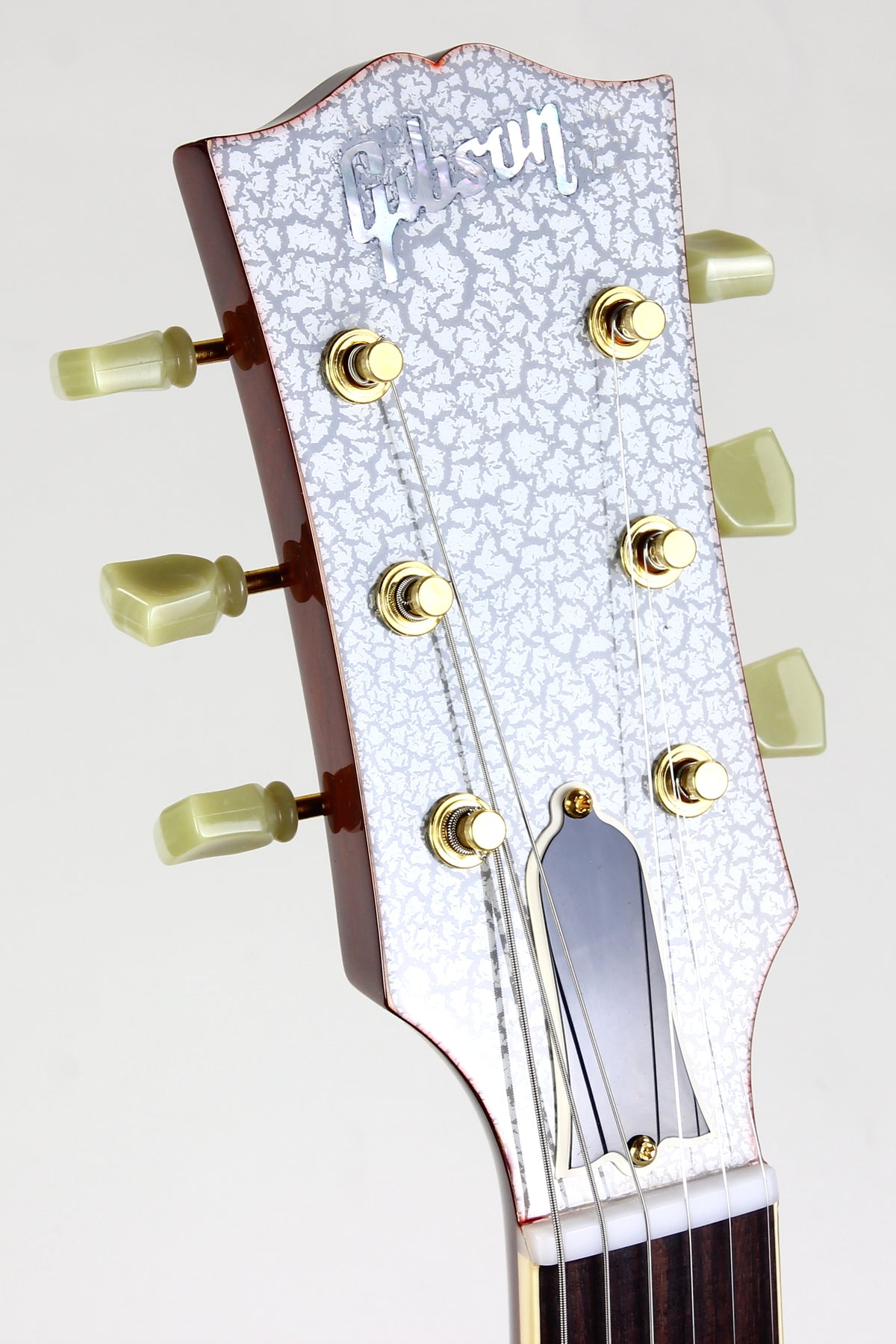 2025 Gibson Custom Shop Mod Shop 1958 Les Paul Standard Reissue WHITE CRACKLE Finish With Matching Headstock Gold Hardware ONE OF A KIND!
