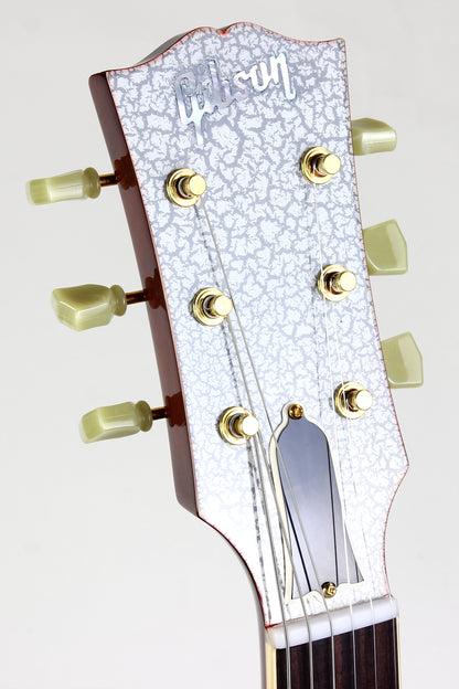 2025 Gibson Custom Shop Mod Shop 1958 Les Paul Standard Reissue WHITE CRACKLE Finish With Matching Headstock Gold Hardware ONE OF A KIND!