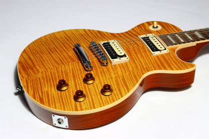 2013 Gibson Les Paul Standard PREMIUM PLUS Trans Amber Slash Pickups KILLER TOP!