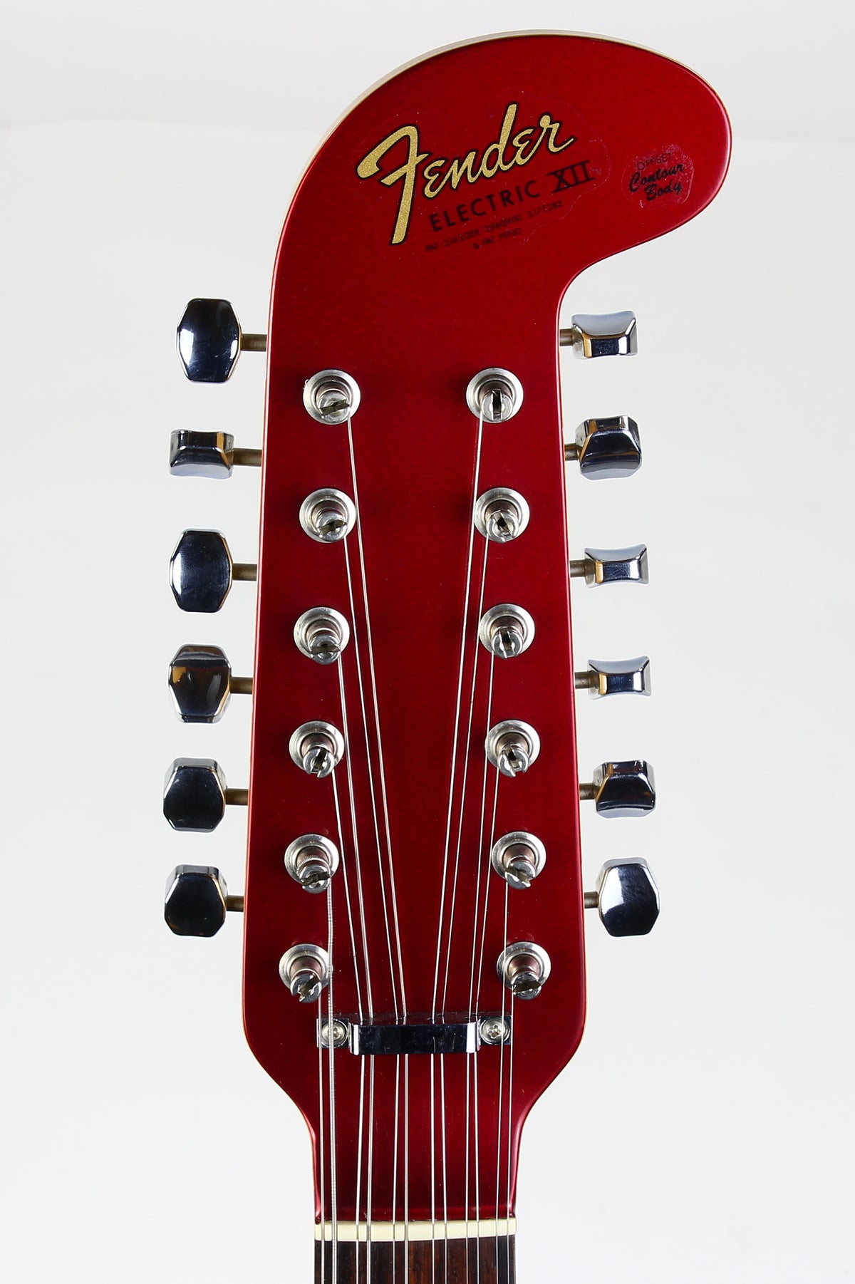 1993 Fender Custom Shop Masterbuilt Fred Stuart Electric XII Candy Apple Red Matching Headstock Early CS 12-String