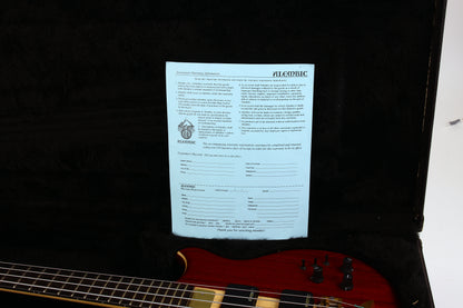 2002 ALEMBIC Custom Short-Scale Electric Bass Guitar Stanley CLARKE Vermilion 4-String